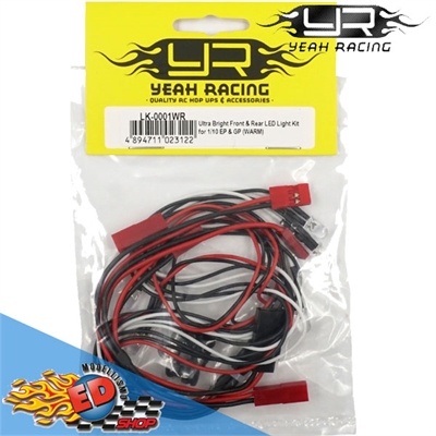 Yeah Racing kit led alta luminosit? Ant/Post x 1/10 drift / touring / scaler - LK-0001WR
