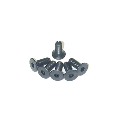 Viti a brugola testa svasata 3x8mm (6) in acciaio ad alta tenuta - 126308HT