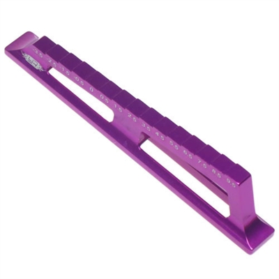 Yeah Racing scalimetro e blocchetti per droop con incrementi da 0.5mm (da -3.5 a 9.5mm) FUCSIA - YT-0071HPK