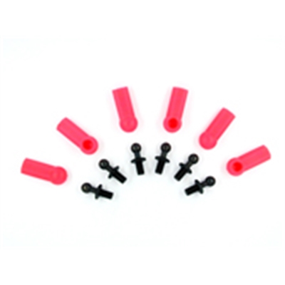 UNIBALL 4,8mm CON VITE SFERICA 3mm (6PZ) FUCSIA - 115002PK