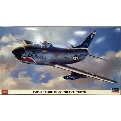 HASEGAWA 1:72 F -86D SHARK TEETH - HAS02007