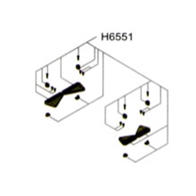 HARD Starter Box supporti guide H5S - H6551