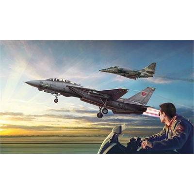 Italeri Aereo "Top Gun" F-14A vs A-4F 1:72 - IT1422