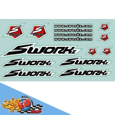 SWORKz Logo Decal Sheet (2) - SW510091