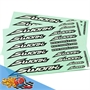 SWORKz Speed Logo Sticker (PushBar)(WH)(2pc) - SW510053PWH