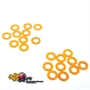 Yeah Racing Spessori in M3 in alluminio 0.25mm ARANCIO (20) - YA-0391OR