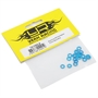 Yeah Racing Spessori in M3 in alluminio 0.5mm BLU (20) - YA-0392LB