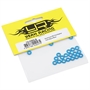 Yeah Racing Spessori in M3 in alluminio 1 mm BLU (20) - YA-0393LB