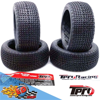 TPRO 1/8 OffRoad Racing Tire KEYLOCK - CLAY Super Soft T4 (4) - TP3305ZR01C4