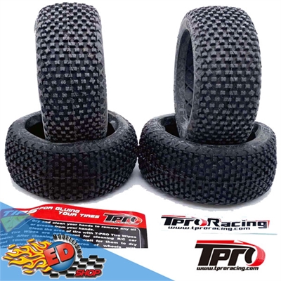 TPRO 1/8 OffRoad Racing Tire MEGABLOCK - Soft T3 (4) - TP3307ZR01T3