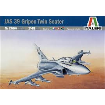 ITALERI AEREO JAS 39 GRIPEN TWIN SEATER 1:48 - IT2664